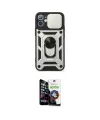 ieg™ iPhone 12 Mini Kılıf Ahenk Klasik - Şeffaf Temperli Cam Ekran Koruyucu