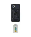ieg™ iPhone 12 Mini Kılıf Ahenk Klasik - Siyah Polymer Nano Ekran Koruyucu