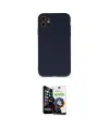 ieg™ iPhone 12 Mini Kılıf Ahenk Serisi - Şeffaf Temperli Cam Ekran Koruyucu