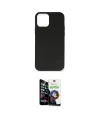 ieg™ iPhone 12 Mini Kılıf Ahenk Serisi - Şeffaf Temperli Cam Ekran Koruyucu