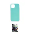 ieg™ iPhone 12 Mini Kılıf Ahenk Serisi - Şeffaf Temperli Cam Ekran Koruyucu