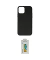 ieg™ iPhone 12 Mini Kılıf Ahenk Serisi - Siyah Polymer Nano Ekran Koruyucu