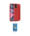 ieg™ iPhone 12 Mini Kılıf Doruk Klasik Özel Seri - Şeffaf Royal Nano Ekran Koruyucu