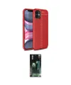 ieg™ iPhone 12 Mini Kılıf Doruk Klasik Özel Seri - Siyah 360 Mat Full Body Arka Koruyucu