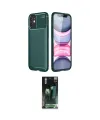 ieg™ iPhone 12 Mini Kılıf Eksen Form Prime - Şeffaf 360 Full Body Arka Koruyucu