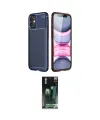 ieg™ iPhone 12 Mini Kılıf Eksen Form Prime - Siyah 360 Mat Full Body Arka Koruyucu