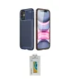 ieg™ iPhone 12 Mini Kılıf Eksen Form Prime - Siyah Polymer Nano Ekran Koruyucu