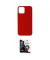 ieg™ iPhone 12 Mini Kılıf Kozmos Yansıma Özel Seri - Şeffaf Temperli Cam Ekran Koruyucu