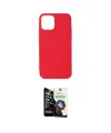 ieg™ iPhone 12 Mini Kılıf Kozmos Yansıma Özel Seri - Şeffaf Temperli Cam Ekran Koruyucu