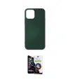 ieg™ iPhone 12 Mini Kılıf Kozmos Yansıma Özel Seri - Şeffaf Temperli Cam Ekran Koruyucu