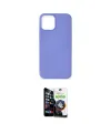 ieg™ iPhone 12 Mini Kılıf Kozmos Yansıma Özel Seri - Şeffaf Temperli Cam Ekran Koruyucu