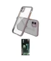 ieg™ iPhone 12 Mini Kılıf Nova Asil Özel Seri - Şeffaf 360 Full Body Arka Koruyucu