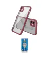 ieg™ iPhone 12 Mini Kılıf Nova Asil Özel Seri - Şeffaf Royal Nano Ekran Koruyucu