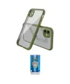 ieg™ iPhone 12 Mini Kılıf Nova Asil Özel Seri - Şeffaf Royal Nano Ekran Koruyucu
