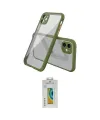 ieg™ iPhone 12 Mini Kılıf Nova Asil Özel Seri - Siyah Polymer Nano Ekran Koruyucu