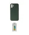 ieg™ iPhone 12 Mini Kılıf Yadigar Klasik - Siyah Polymer Nano Ekran Koruyucu