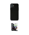ieg™ iPhone 12 Mini Kılıf Yadigar Yansıma Serisi - Şeffaf Temperli Cam Ekran Koruyucu