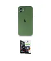 ieg™ iPhone 12 Mini Kılıf Yadigar Yansıma Serisi - Şeffaf Temperli Cam Ekran Koruyucu