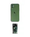ieg™ iPhone 12 Mini Kılıf Yadigar Yansıma Serisi - Siyah 360 Mat Full Body Arka Koruyucu