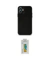 ieg™ iPhone 12 Mini Kılıf Yadigar Yansıma Serisi - Siyah Polymer Nano Ekran Koruyucu