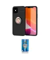 ieg™ iPhone 12 Mini Kılıf Yankı Form Prime - Şeffaf Royal Nano Ekran Koruyucu