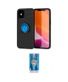 ieg™ iPhone 12 Mini Kılıf Yankı Form Prime - Şeffaf Royal Nano Ekran Koruyucu