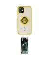 ieg™ iPhone 12 Mini Kılıf Yörünge Çizgi - Şeffaf 360 Full Body Arka Koruyucu