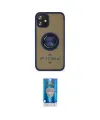 ieg™ iPhone 12 Mini Kılıf Yörünge Çizgi - Şeffaf Royal Nano Ekran Koruyucu
