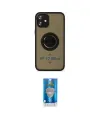 ieg™ iPhone 12 Mini Kılıf Yörünge Çizgi - Şeffaf Royal Nano Ekran Koruyucu