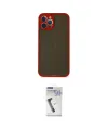 ieg™ iPhone 12 Pro Kılıf Ahenk Çizgi Serisi - Şeffaf Uv Polymer Nano Ekran Koruyucu