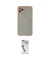 ieg™ iPhone 12 Pro Kılıf Ahenk Çizgi Serisi - Şeffaf Uv Polymer Nano Ekran Koruyucu