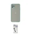 ieg™ iPhone 12 Pro Kılıf Ahenk Çizgi Serisi - Şeffaf Uv Polymer Nano Ekran Koruyucu