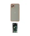ieg™ iPhone 12 Pro Kılıf Ahenk Çizgi Serisi - Siyah 360 Mat Full Body Arka Koruyucu