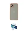 ieg™ iPhone 12 Pro Kılıf Ahenk Çizgi Serisi - Siyah 3D Antistatik Cam Ekran Koruyucu