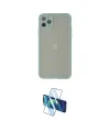 ieg™ iPhone 12 Pro Kılıf Ahenk Çizgi Serisi - Siyah 3D Antistatik Cam Ekran Koruyucu
