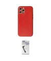 ieg™ iPhone 12 Pro Kılıf Ahenk Işık - Şeffaf Uv Polymer Nano Ekran Koruyucu
