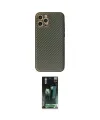 ieg™ iPhone 12 Pro Kılıf Ahenk Işık - Siyah 360 Mat Full Body Arka Koruyucu