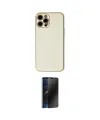 ieg™ iPhone 12 Pro Kılıf Ahenk Işık - Siyah 3D Antistatik Hayalet Cam Ekran Koruyucu