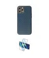 ieg™ iPhone 12 Pro Kılıf Ahenk Işık - Siyah 3D Antistatik Seramik Nano Ekran Koruyucu