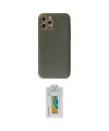 ieg™ iPhone 12 Pro Kılıf Ahenk Işık - Siyah Polymer Nano Ekran Koruyucu
