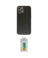 ieg™ iPhone 12 Pro Kılıf Ahenk Işık - Siyah Polymer Nano Ekran Koruyucu