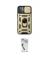 ieg™ iPhone 12 Pro Kılıf Ahenk Klasik - Şeffaf Uv Polymer Nano Ekran Koruyucu