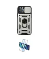 ieg™ iPhone 12 Pro Kılıf Ahenk Klasik - Siyah 3D Antistatik Cam Ekran Koruyucu