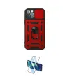 ieg™ iPhone 12 Pro Kılıf Ahenk Klasik - Siyah 3D Antistatik Cam Ekran Koruyucu