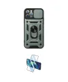 ieg™ iPhone 12 Pro Kılıf Ahenk Klasik - Siyah 3D Antistatik Seramik Nano Ekran Koruyucu