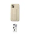 ieg™ iPhone 12 Pro Kılıf Akış Doku - Şeffaf Uv Polymer Nano Ekran Koruyucu