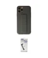 ieg™ iPhone 12 Pro Kılıf Akış Doku - Şeffaf Uv Polymer Nano Ekran Koruyucu