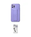 ieg™ iPhone 12 Pro Kılıf Akış Doku - Şeffaf Uv Polymer Nano Ekran Koruyucu
