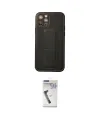 ieg™ iPhone 12 Pro Kılıf Akış Doku - Şeffaf Uv Polymer Nano Ekran Koruyucu