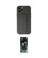 ieg™ iPhone 12 Pro Kılıf Akış Doku - Siyah 360 Mat Full Body Arka Koruyucu
